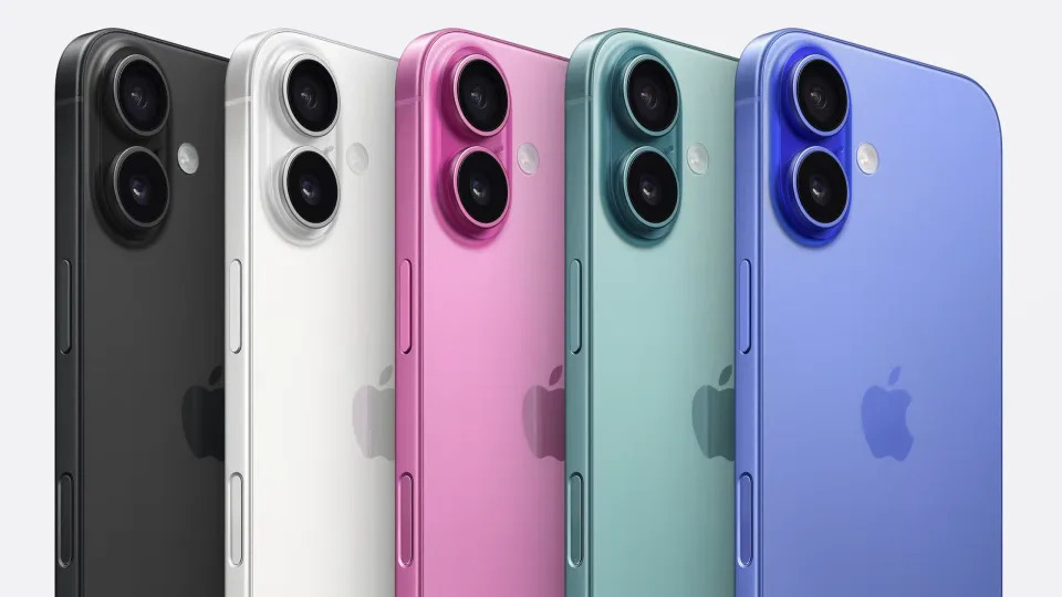 iPhone 16 colors.